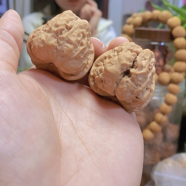 【闪购商品】文玩核桃把件38蛤蟆头大肚子