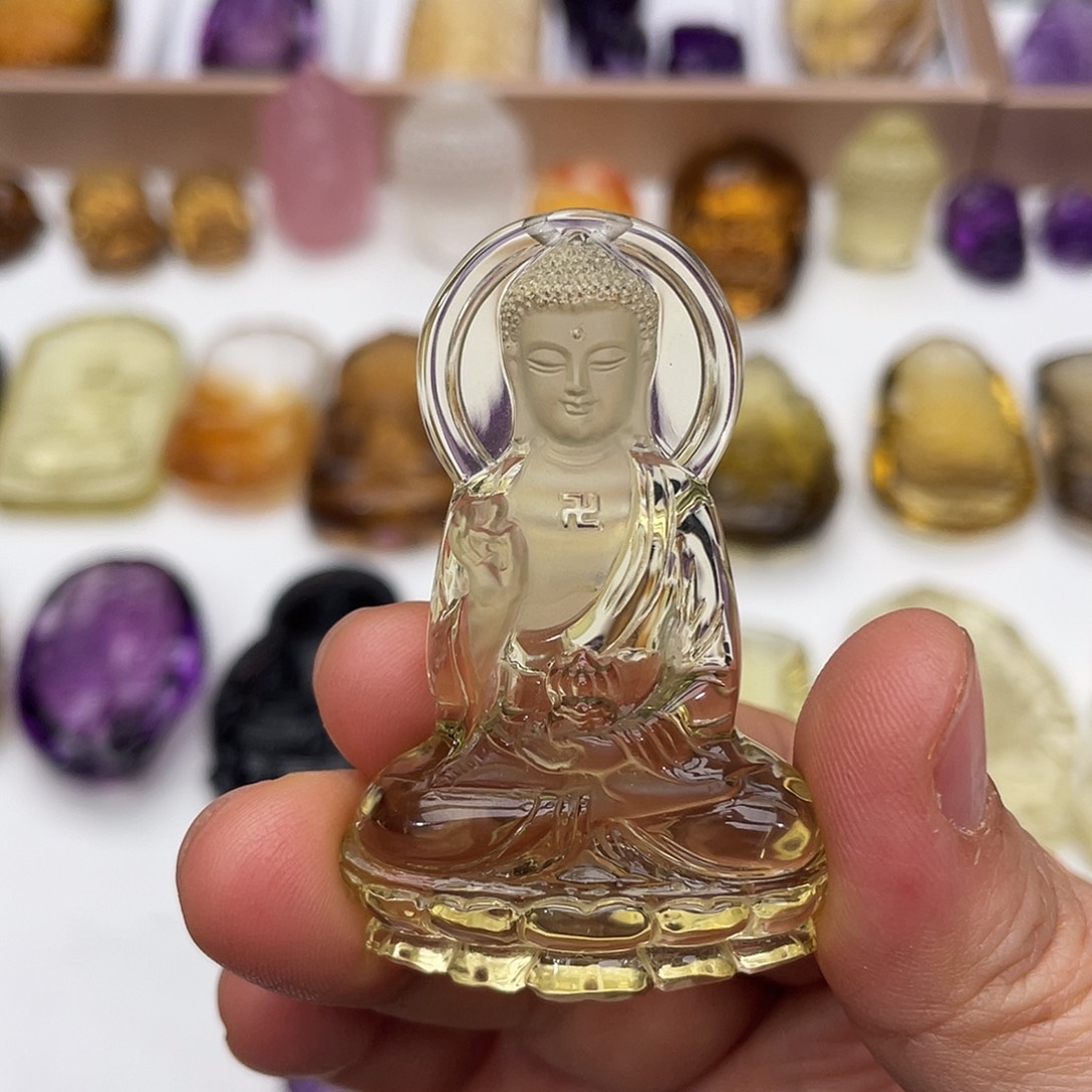 未镶嵌颈饰水晶定制