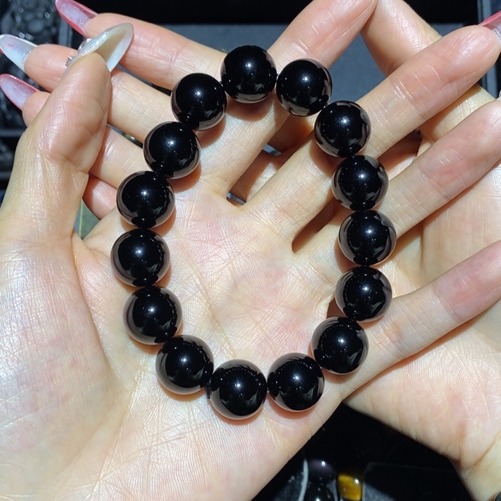 黑曜岩手链未镶嵌?**琪