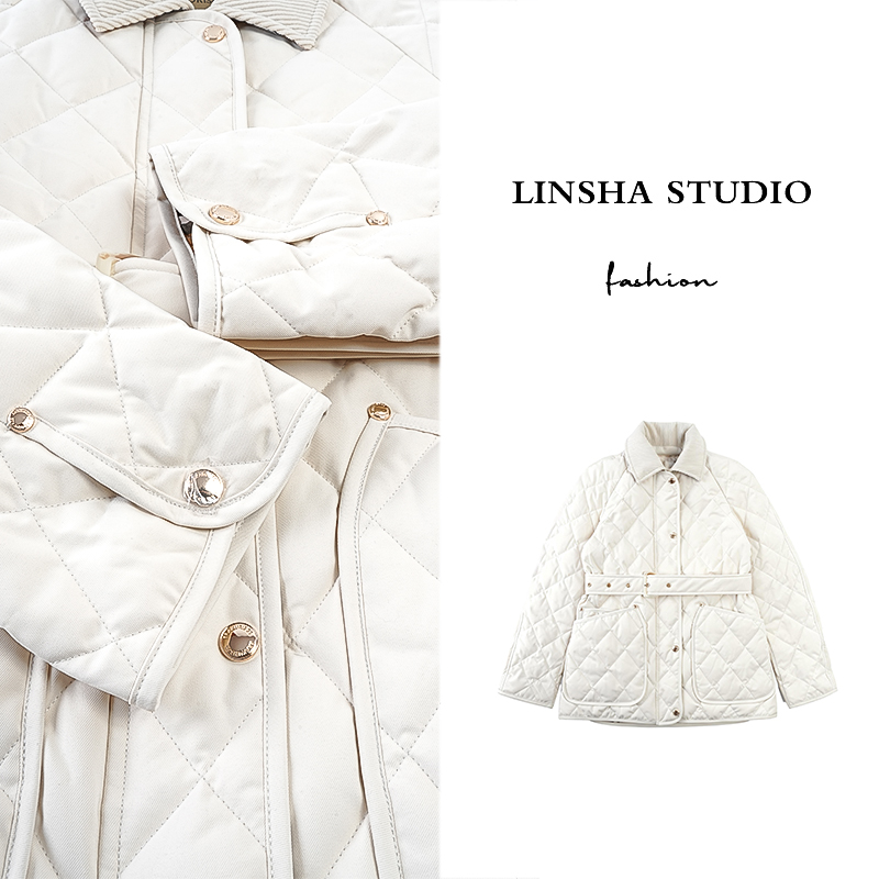 【4001】（黄金战袍）2025全新收腰中长款鹅绒服--