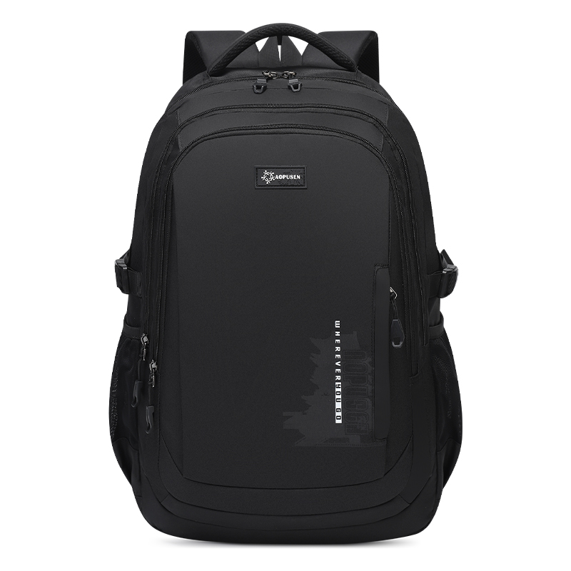 阳光8点澳普森韩版学院风拉链防水成人书包双肩大学生背负款百搭