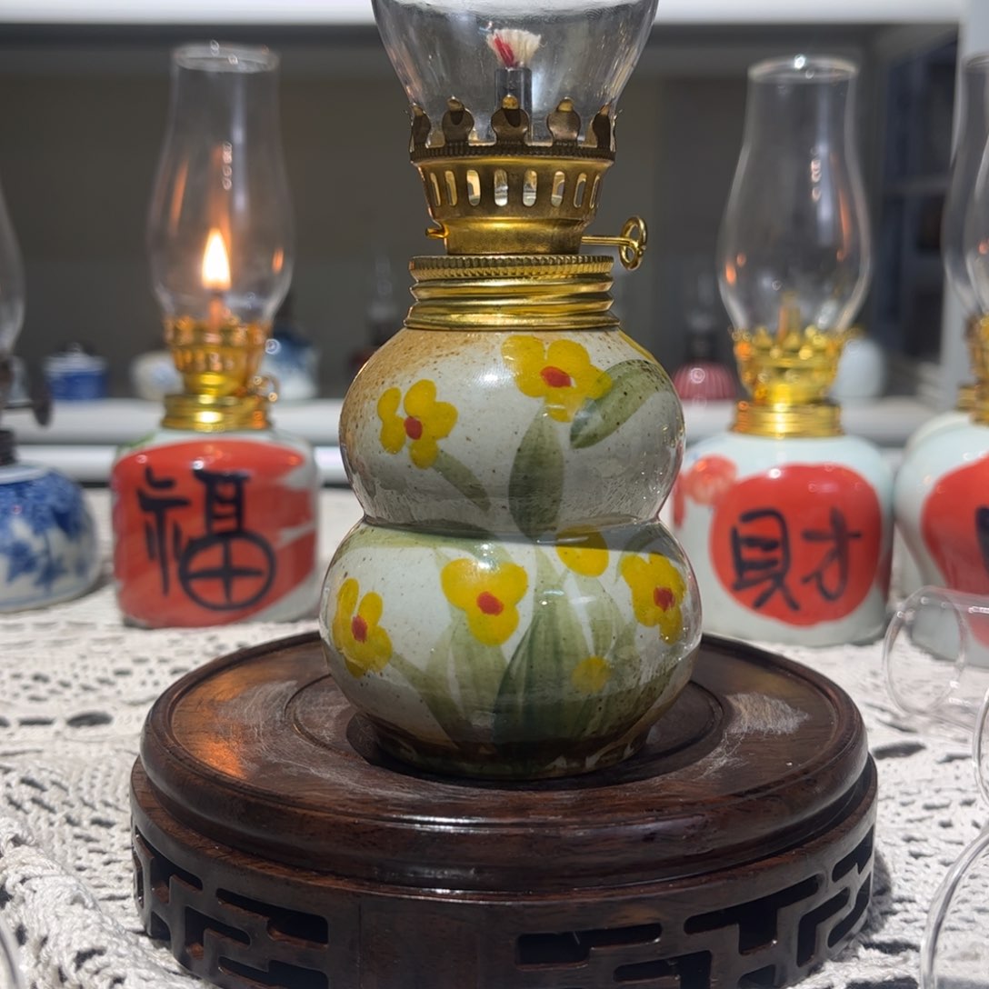 摆件景德镇陶瓷香薰灯