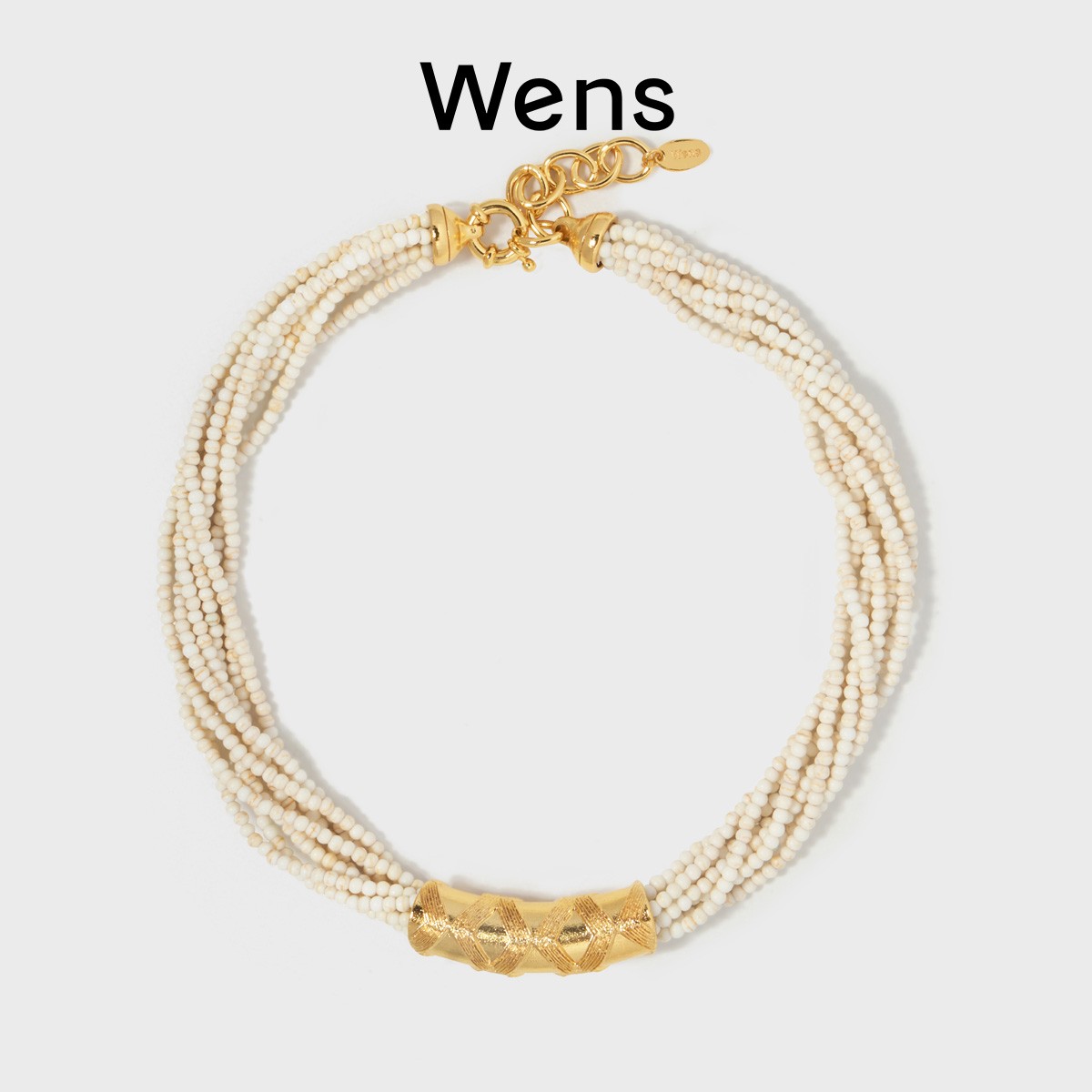 Wens/吻斯 铜合金项链 部落 图腾多层缠绕项链时尚法式百搭复古