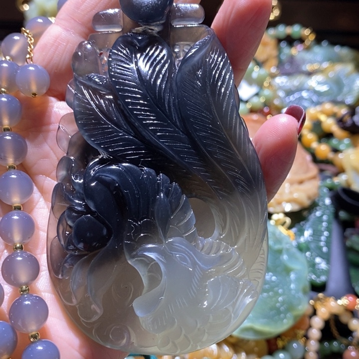 岫玉毛衣链未镶嵌