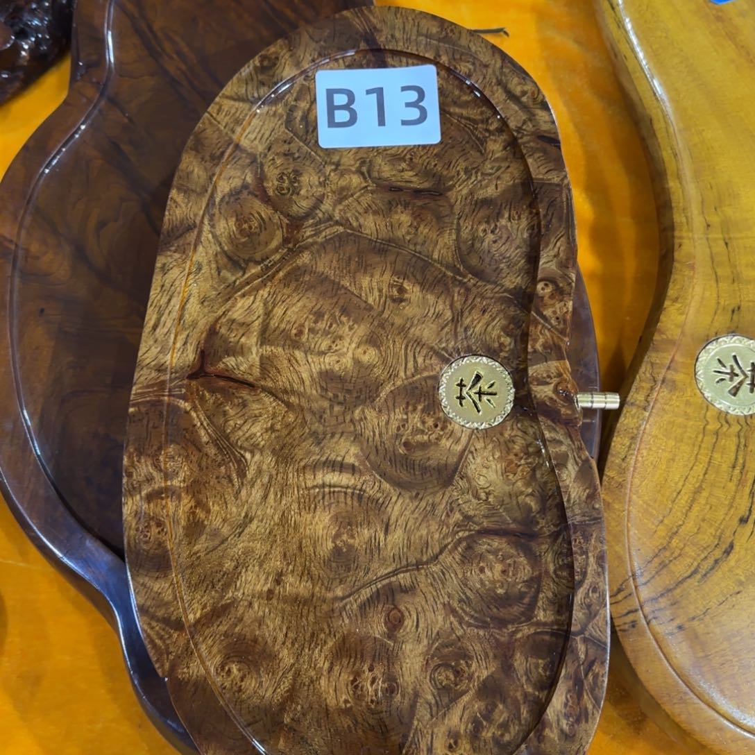 金丝楠黄金樟茶盘