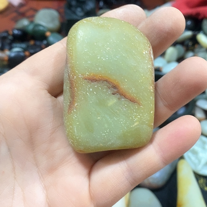 手链未镶嵌和田玉（糖玉）