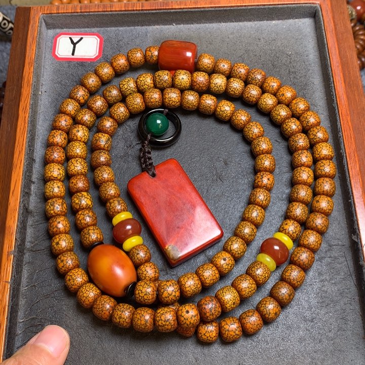 星月菩提吊坠菩提