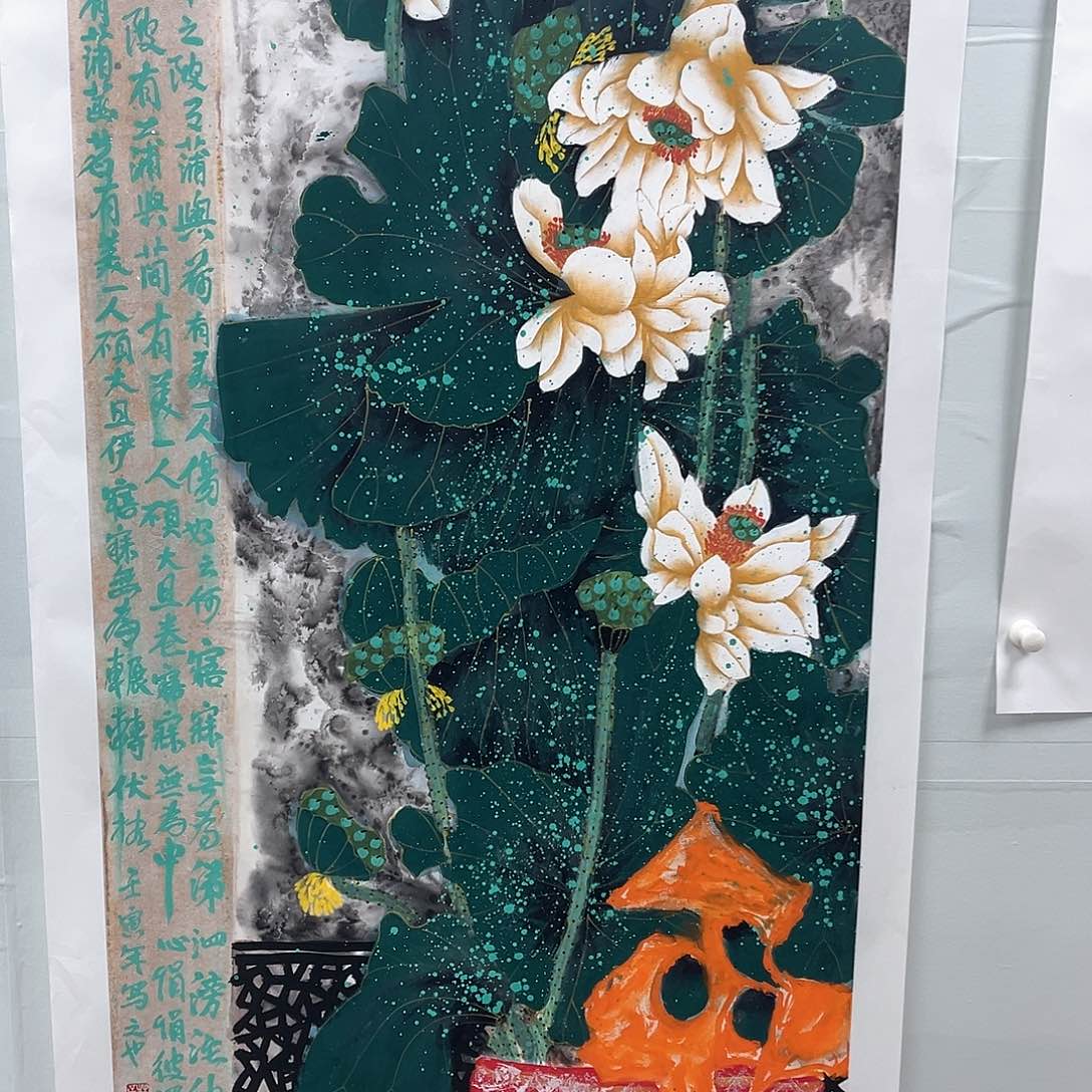 国画国画纯手工作品