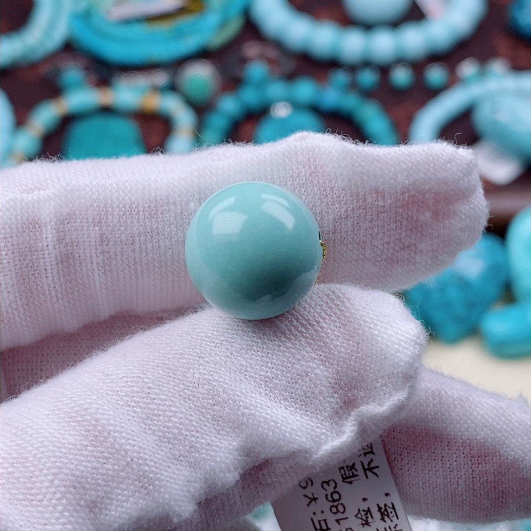 绿松石珠宝奇石未镶嵌玉*赫