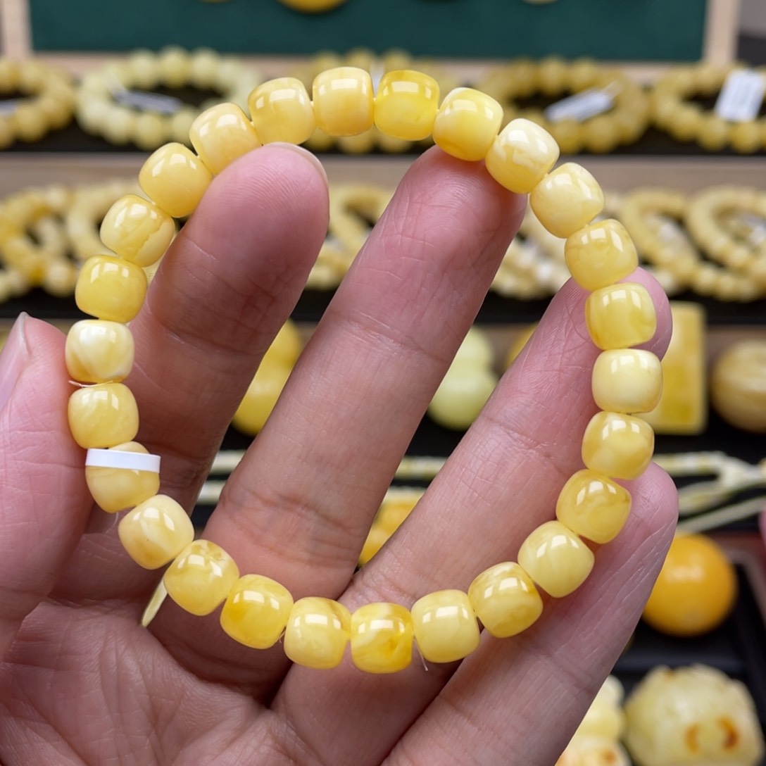 琥珀裸石未镶嵌琥珀蜜蜡