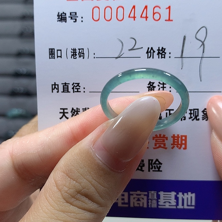 未镶嵌戒圈翡翠4461