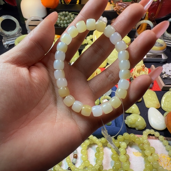 和田玉（白玉）颈饰未镶嵌