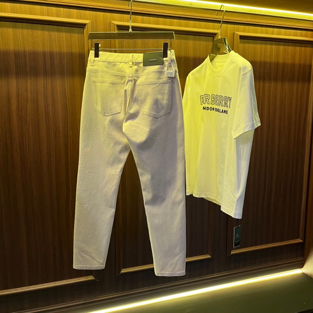 儒雅系高端线浅色春夏高货直筒牛仔裤558