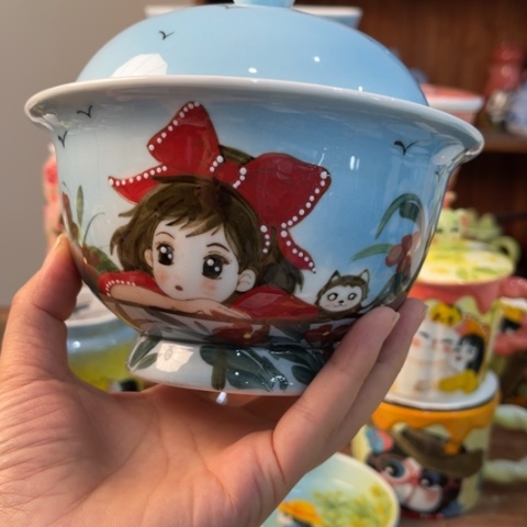 炉景德镇釉下手绘陶瓷 