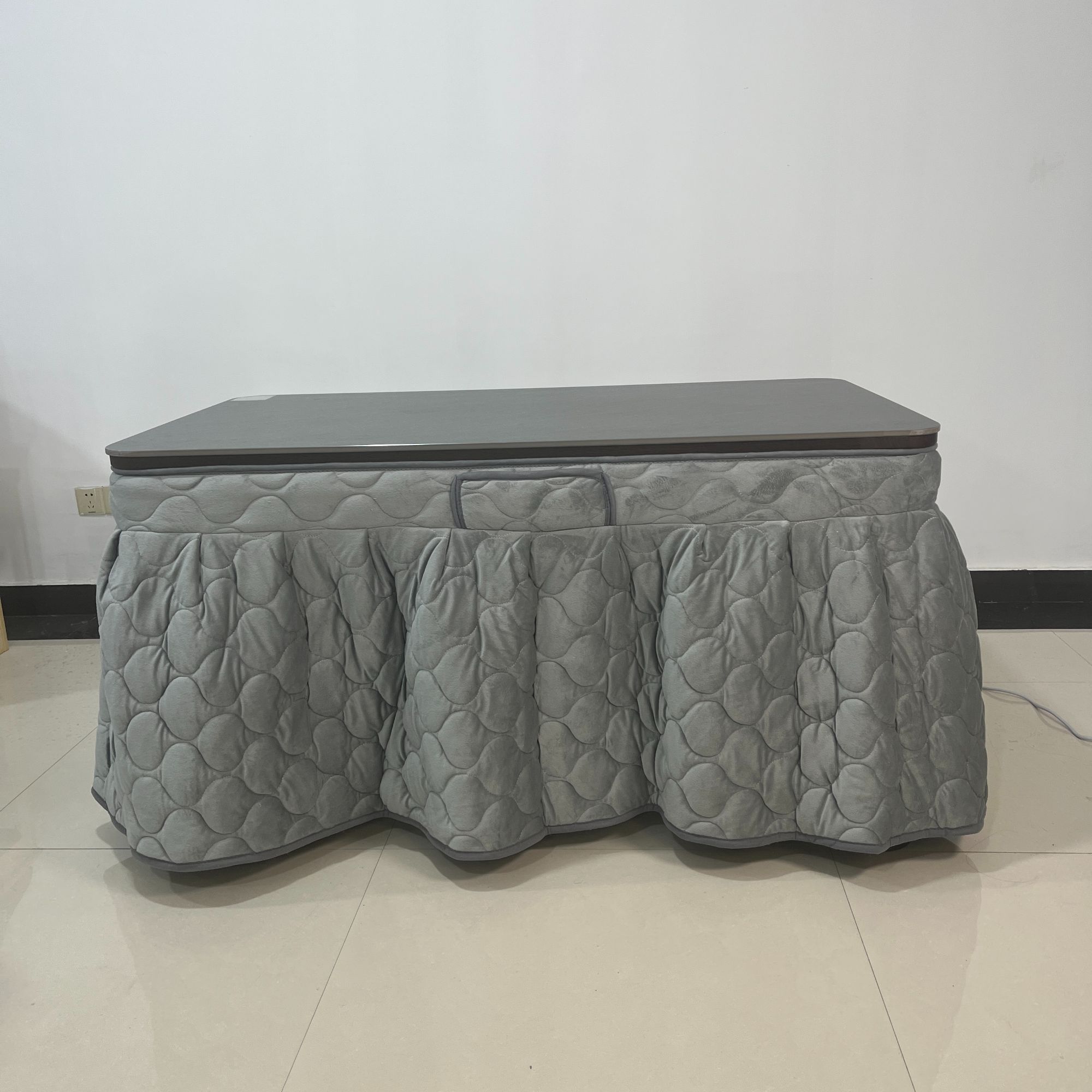 拉链轨道款加绒加厚烤火罩电暖桌专用全包围烤火被