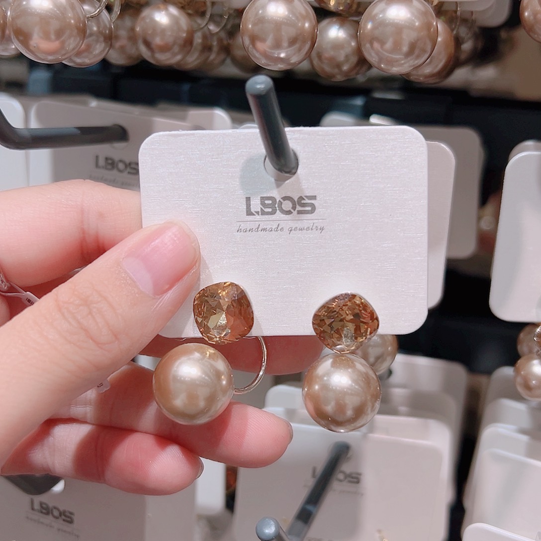 锆石纯铜合金耳环的