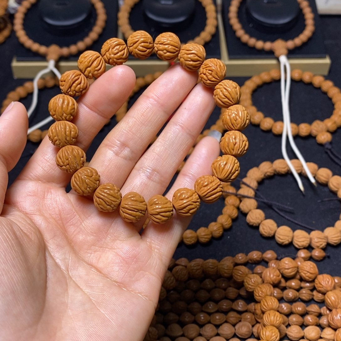 小***客手串桃核秦岭文玩桃核手串