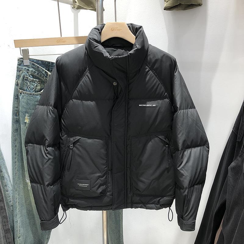 8807冬季新款百搭简约立领防寒服