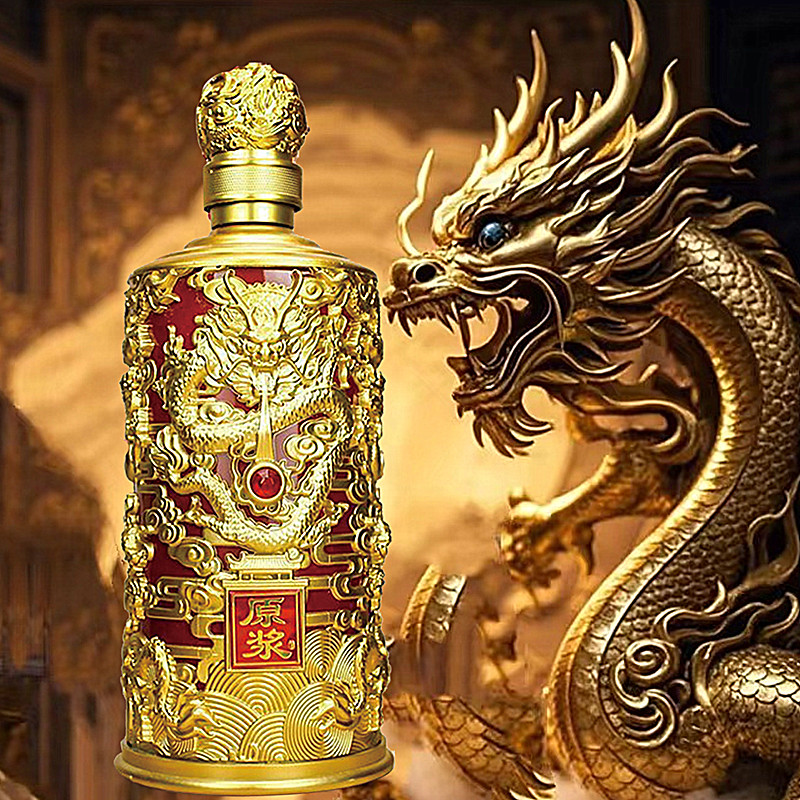 东魏龙尊60古井镇原浆酒浓香型纯粮食白酒1瓶简装无礼盒52度750ml