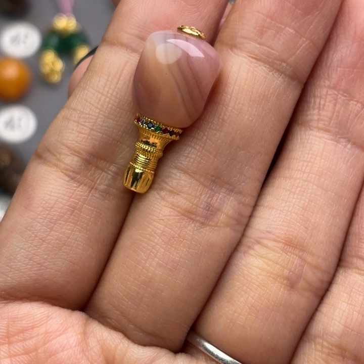 玛瑙/玉髓未镶嵌文玩配饰适配4-8mm的串