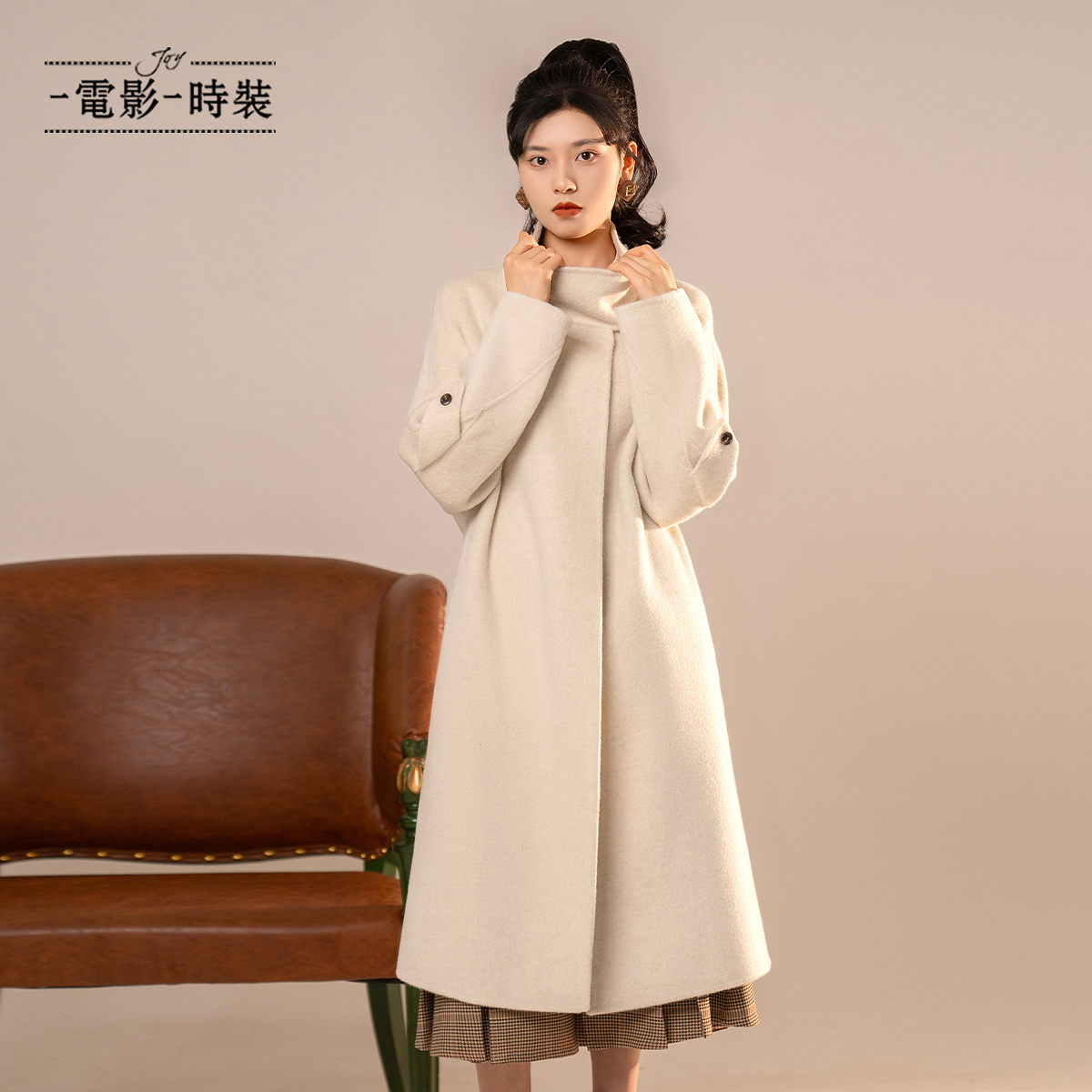 【珊珊专属】—电影—时装时尚通勤秋冬长款呢大衣加厚DFECG142866