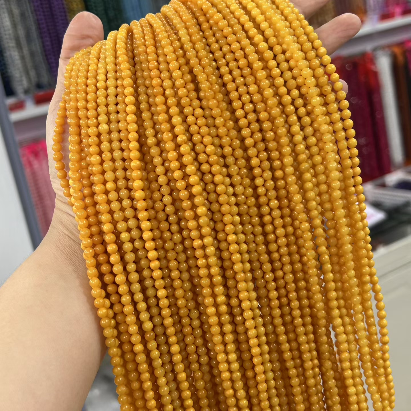 【11】蜜蜡半成品DIY手工串珠散珠--多样性发货