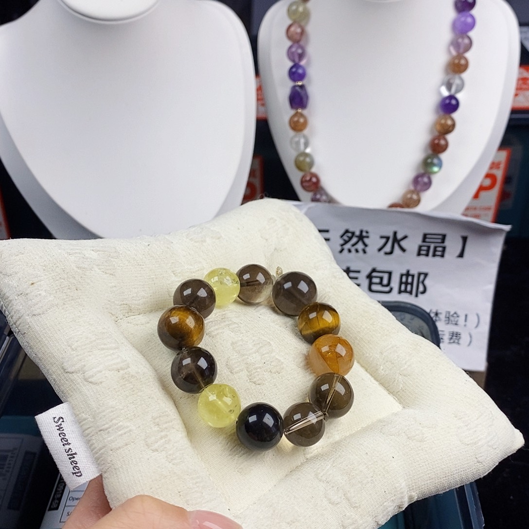 手链水晶银S925镶嵌