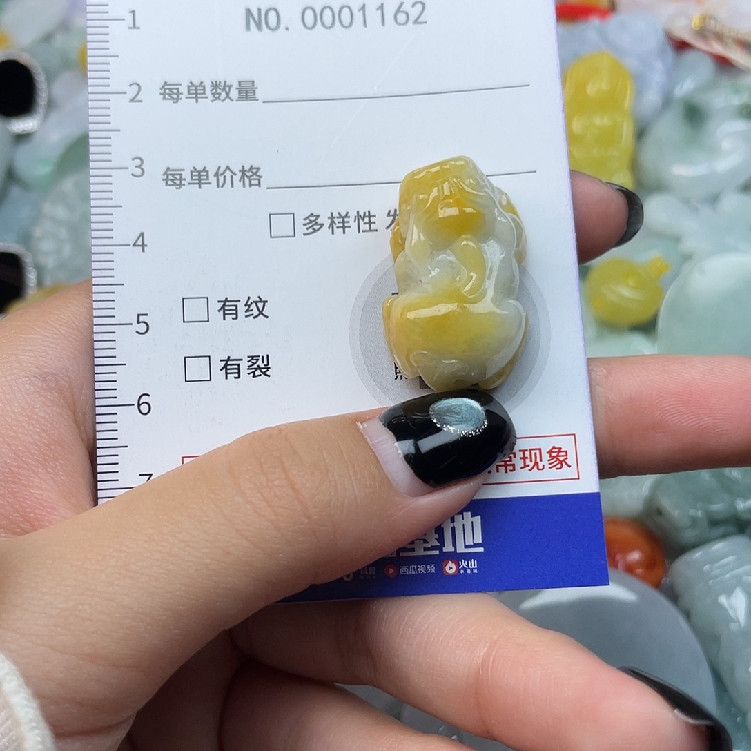 翡翠未镶嵌颈饰1162