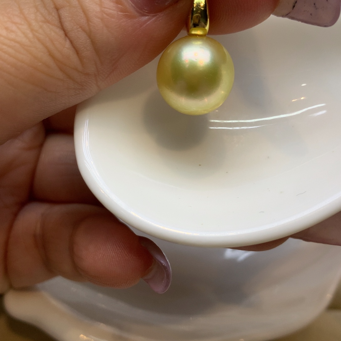 颈饰银S925镶嵌海水珍珠