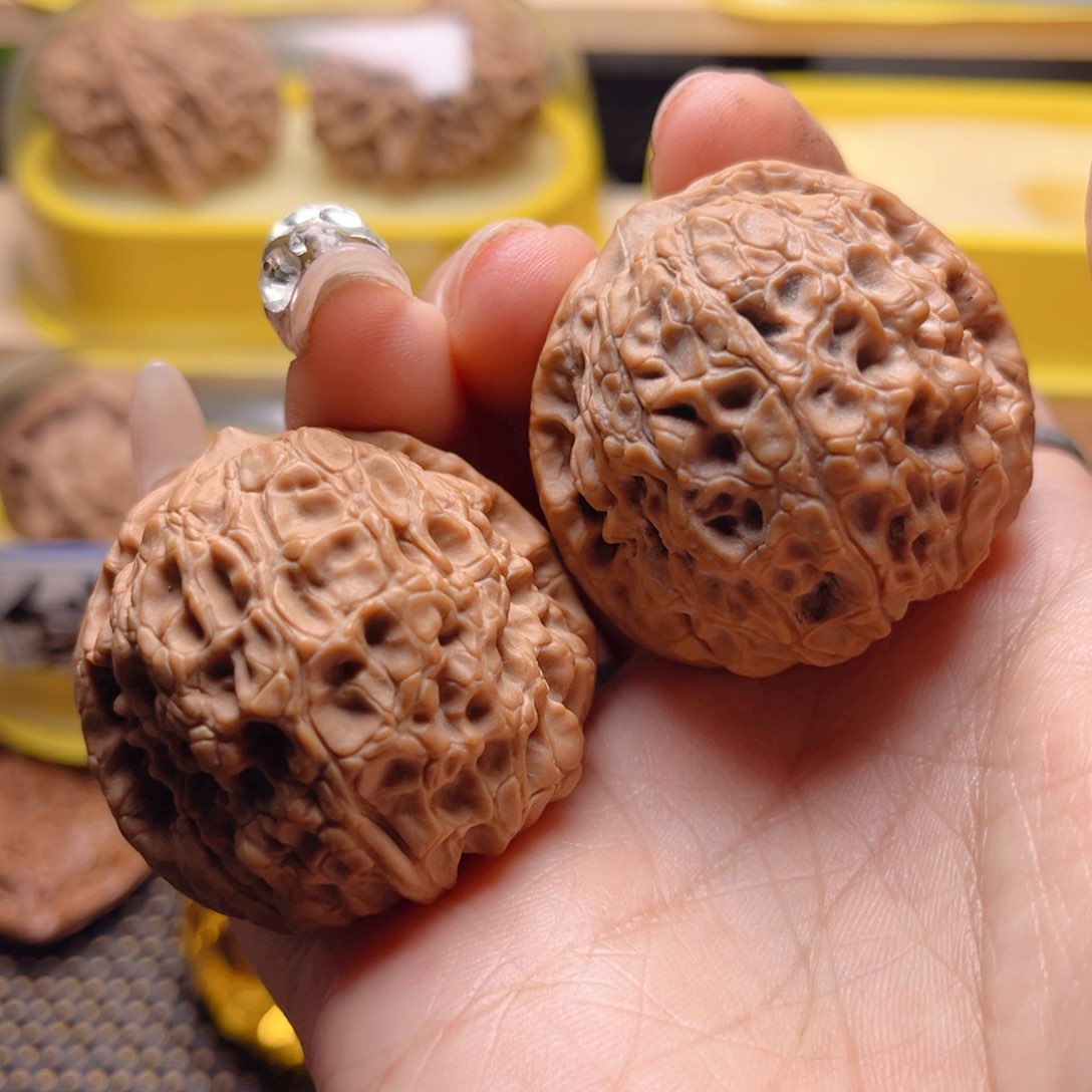 文玩核桃把件大团圆