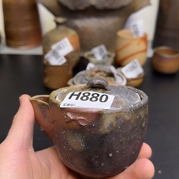 备前烧作品备前烧水*.