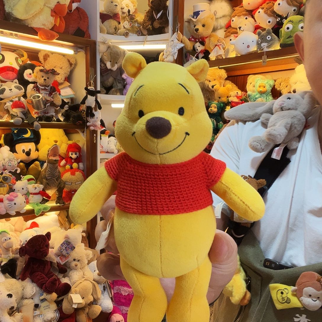 毛绒穿衣 日本 维尼熊。