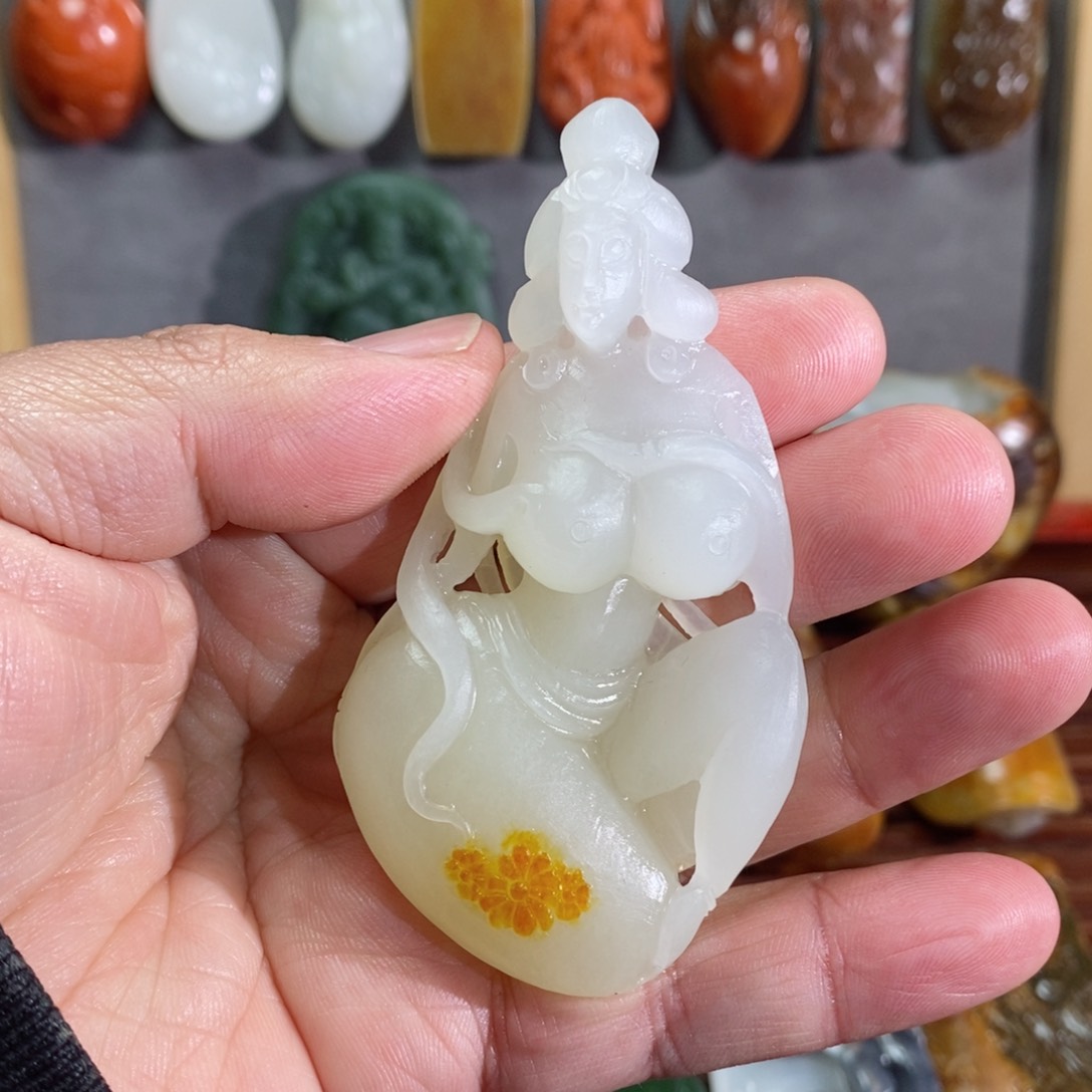 和田玉把件未镶嵌