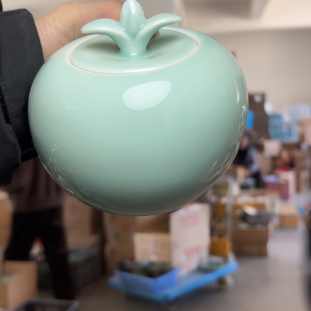 龙泉云间青瓷小米茶器