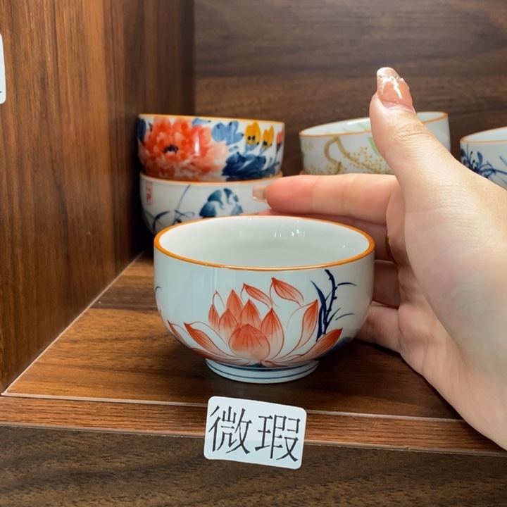 釉下老陶泥手工绘制
