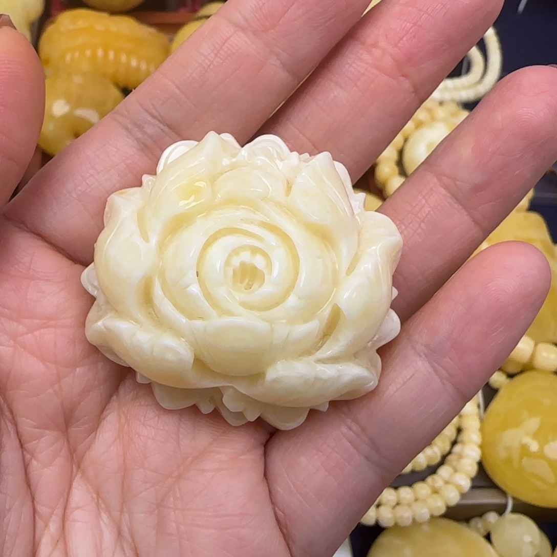 蜜蜡颈饰未镶嵌天然蜜蜡