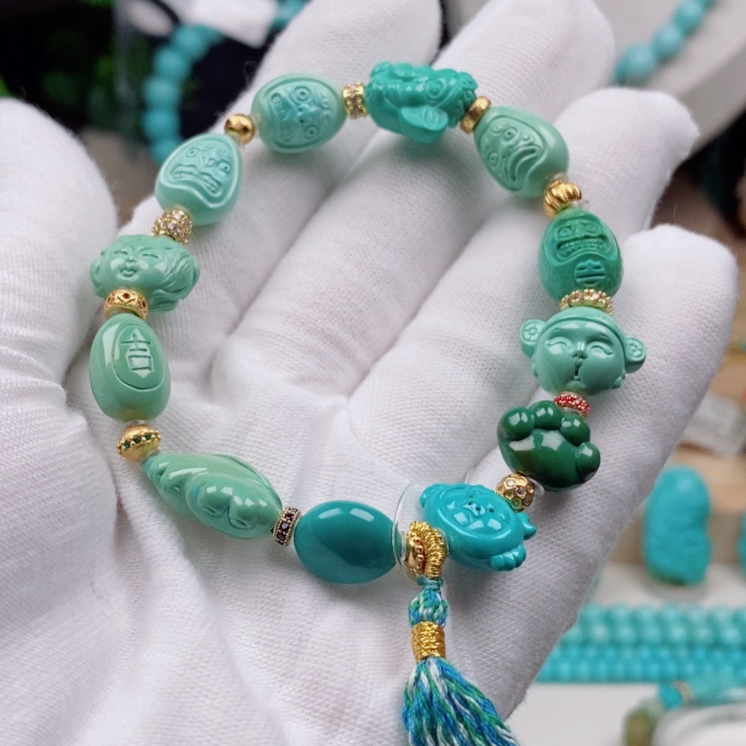 绿松石未镶嵌新款