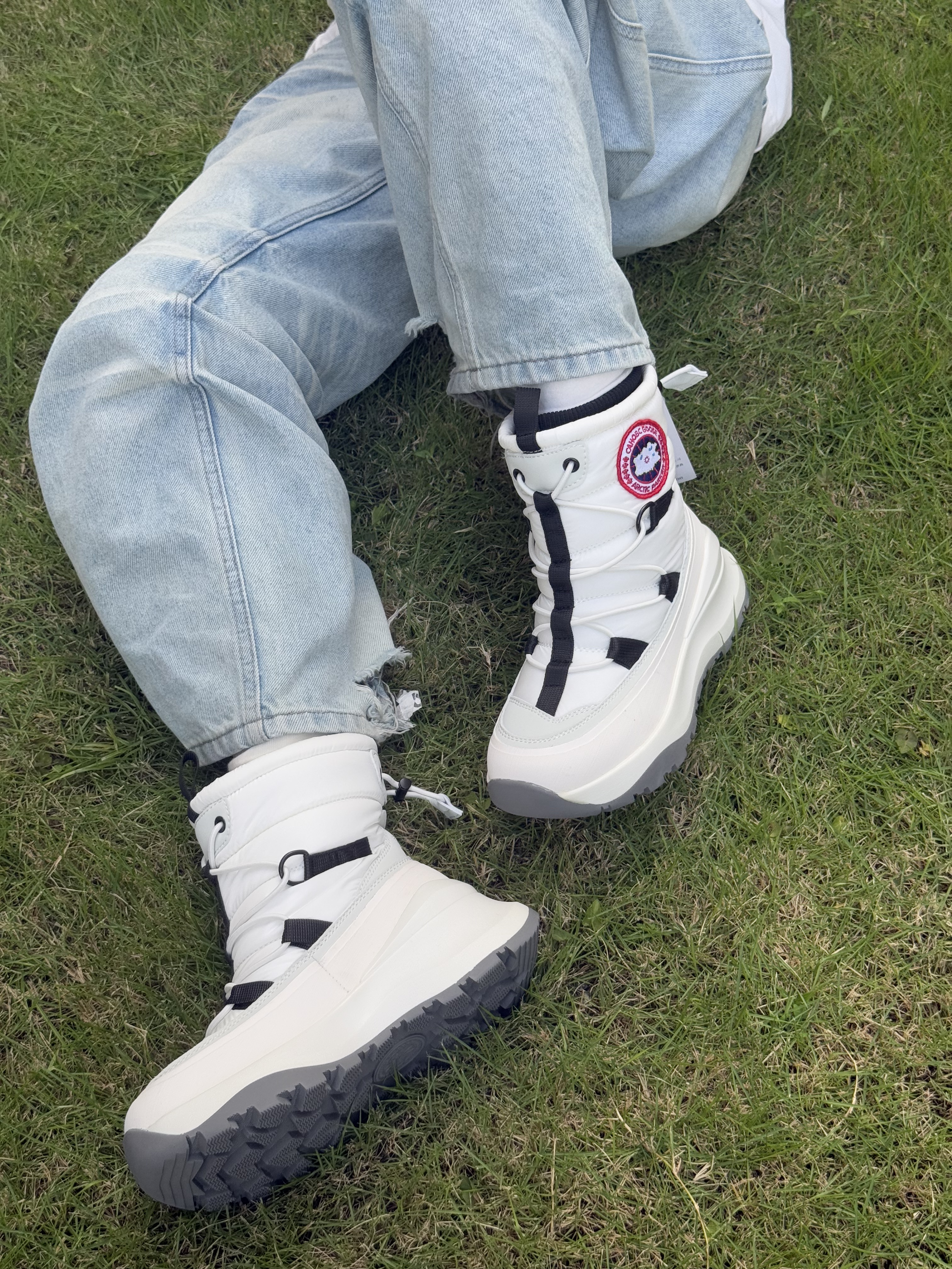 【01套脚款】CAHOBC GOOSE雪地靴冬季2025新款加厚户外男女保暖棉鞋