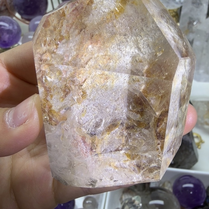 紫晶珠宝半成品未镶嵌