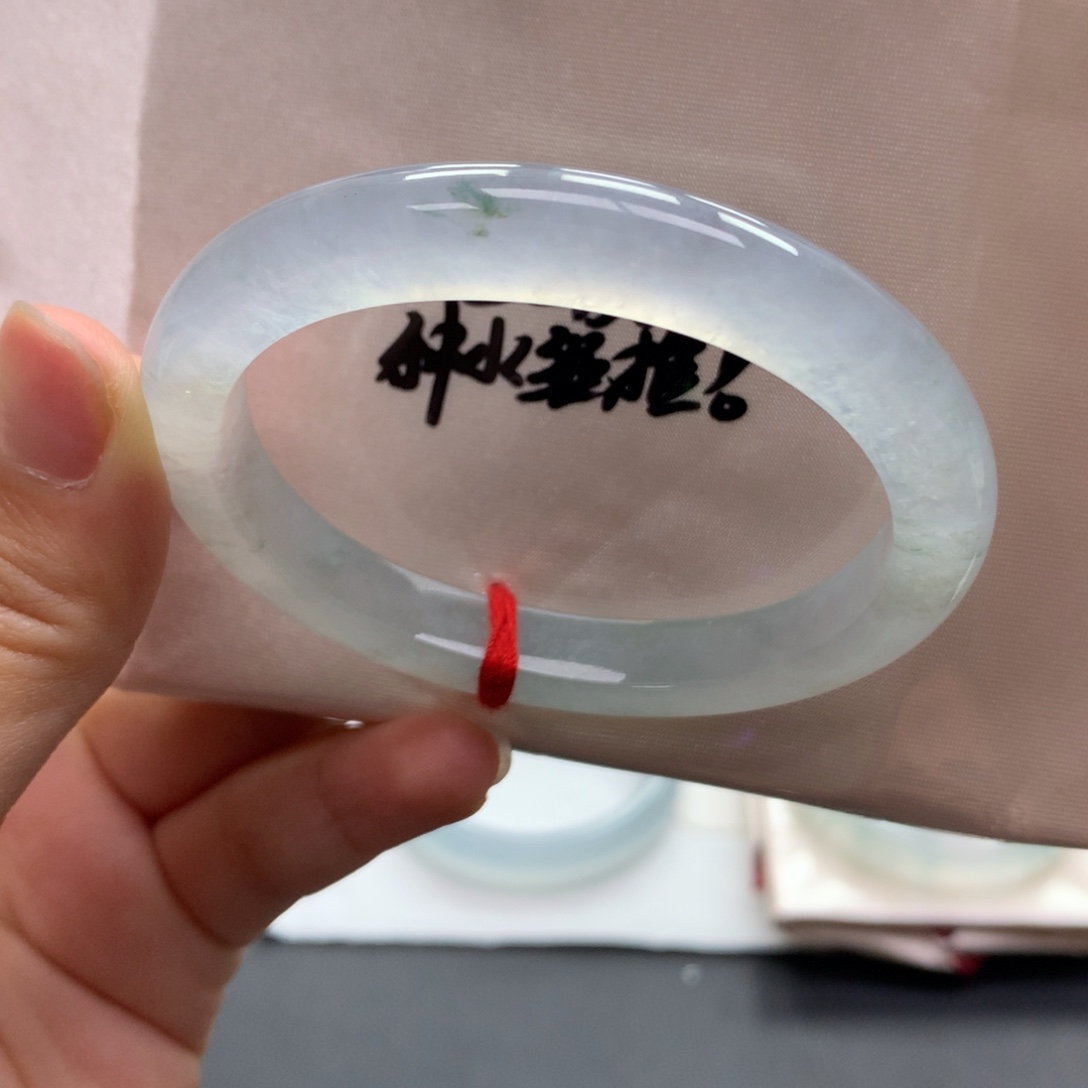 翡翠未镶嵌手镯49号52+贵妃小刚子