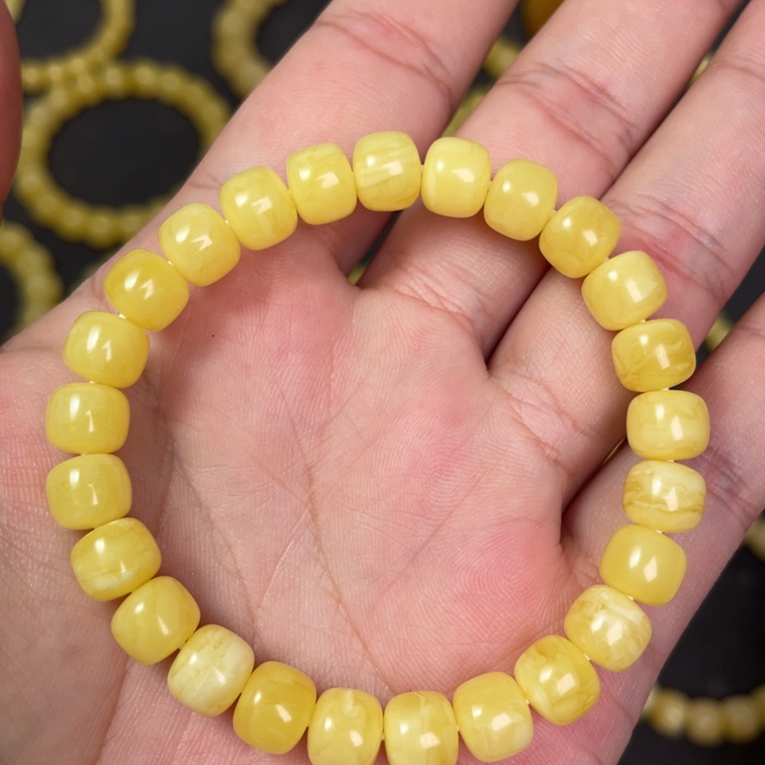 裸石蜜蜡未镶嵌蜜蜡手串8.5mm