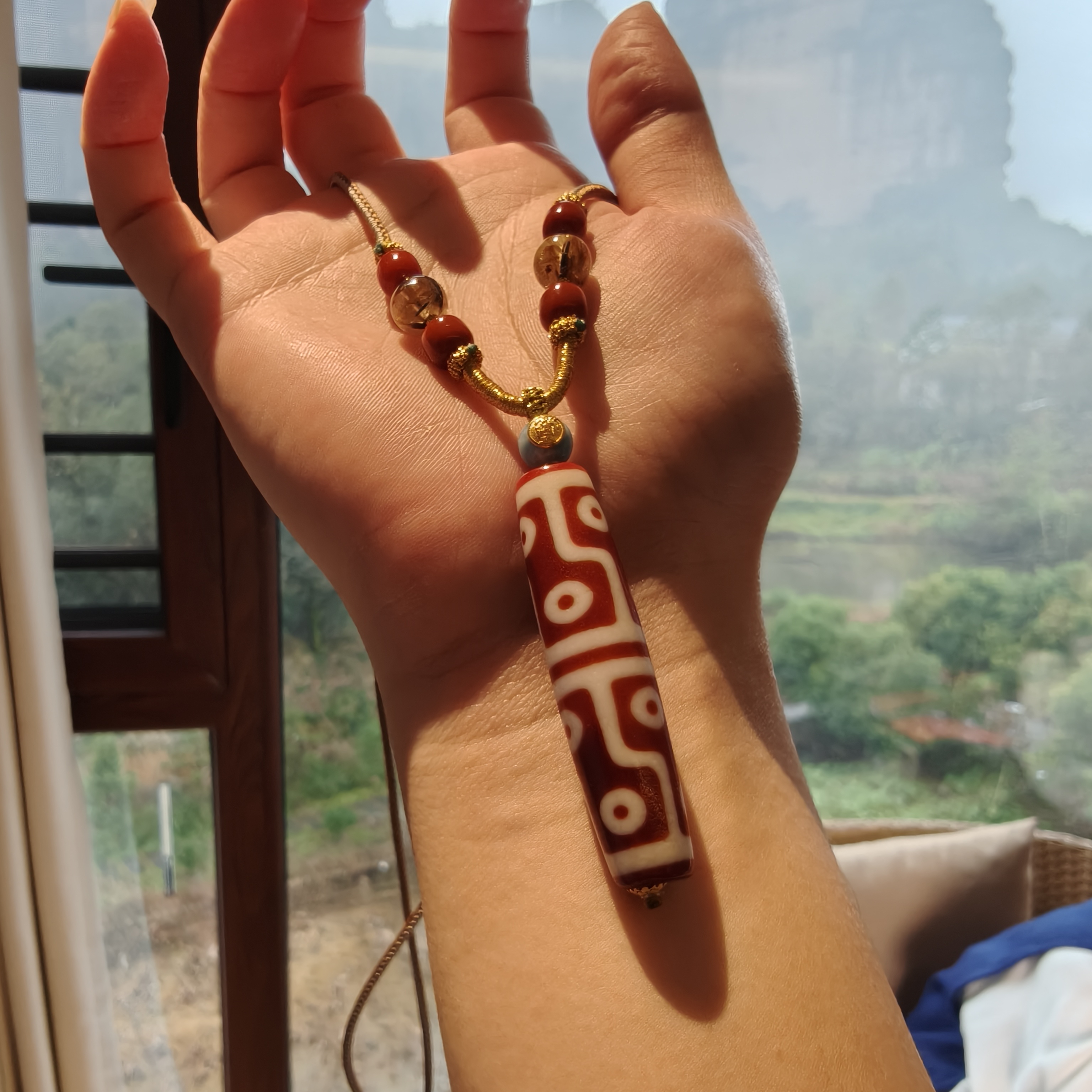 【灵柒】玉皇忏十二宝珠珠配比项链+名+农历日期+地址（LH）