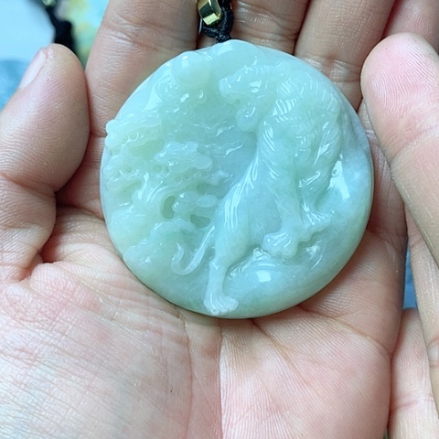 翡翠颈饰未镶嵌天然缅甸翡翠a货