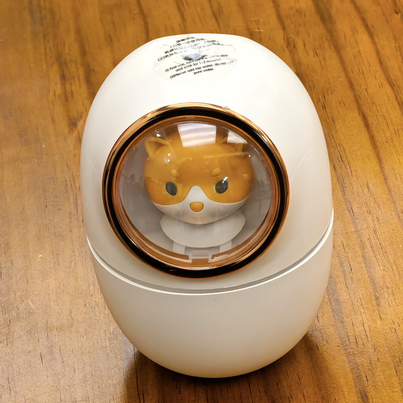 雾化香薰机 雾化器 精油 加湿 喷雾 可爱萌宠 灯光效果 净化空气
