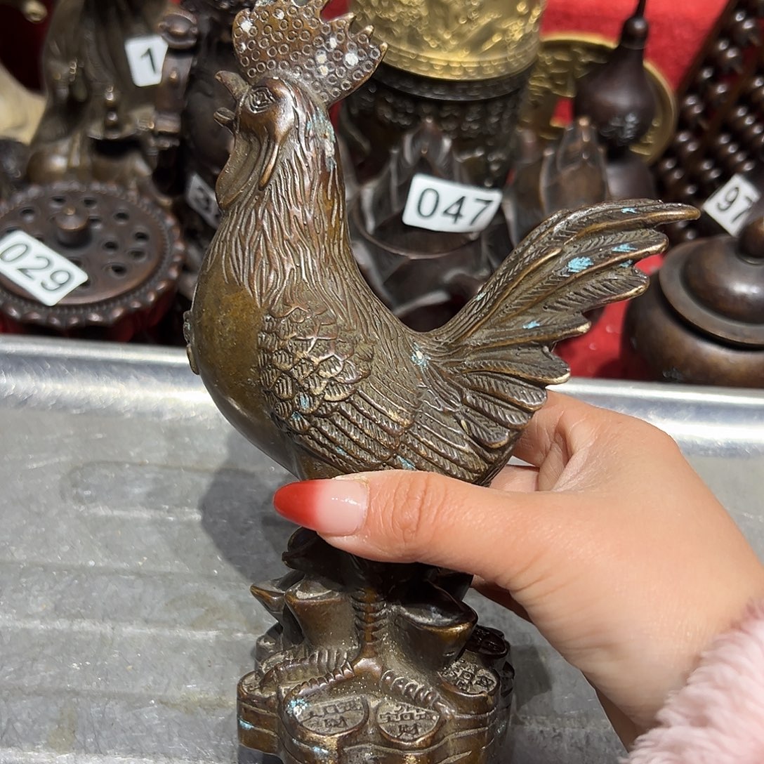 黄铜摆件，文房摆件