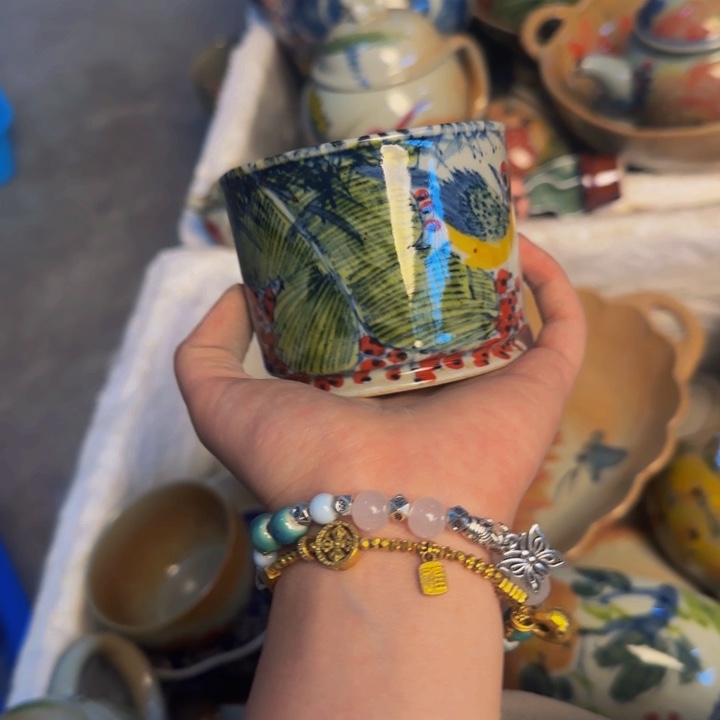 瓷片景德镇陶瓷手工手绘