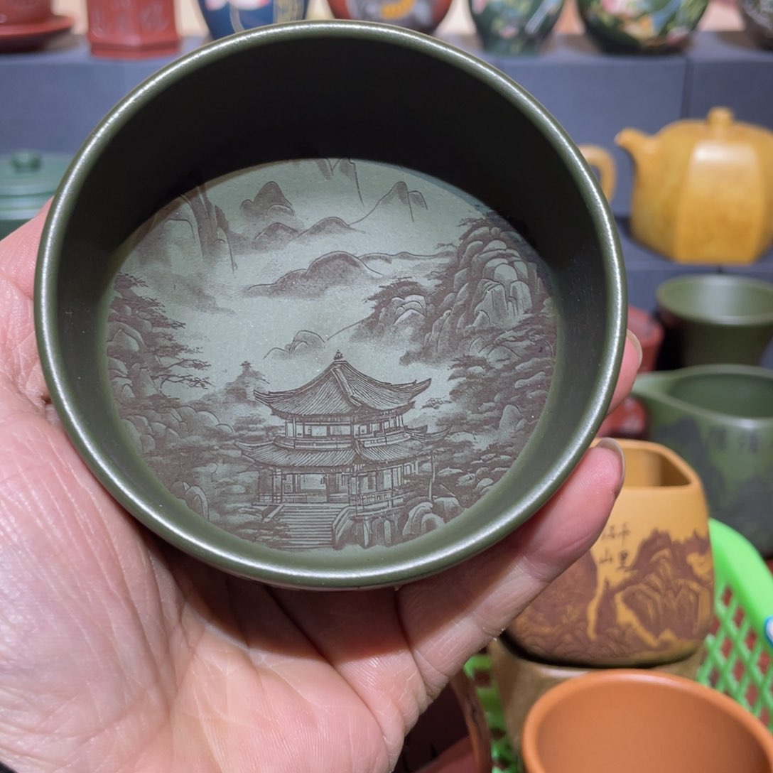 原矿紫砂手工主人杯