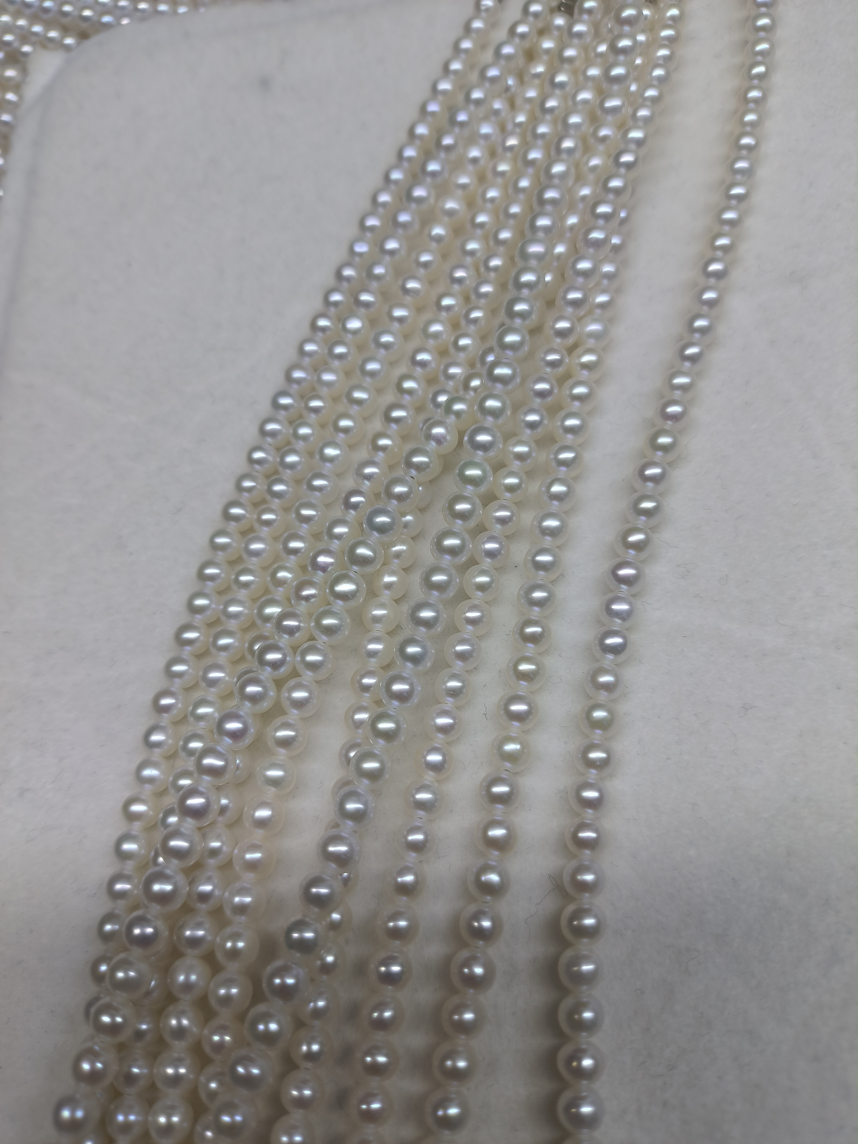 专拍链接特亮天然4-4.5mm强光全珍珠