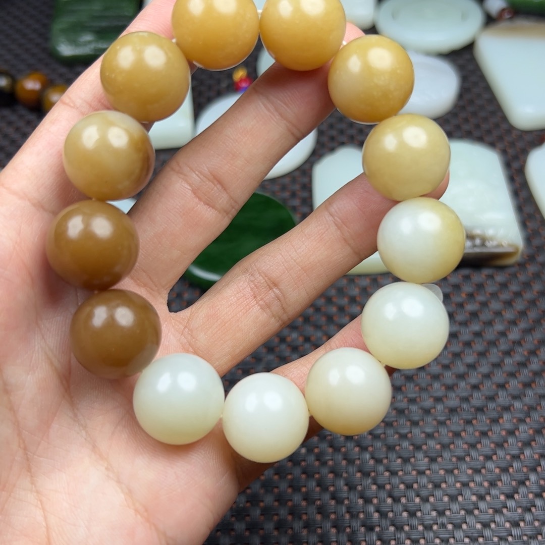 和田玉挂件未镶嵌手串