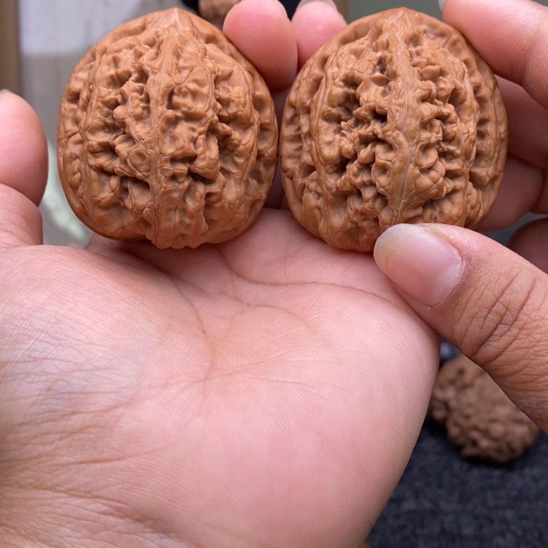 文玩核桃把件44大粗筋